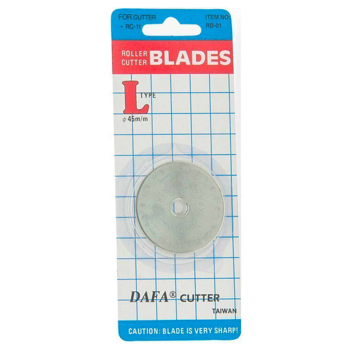 thumbnail image 2 of 5-Pack 45mm Rotary Cutter Blades With Storage Case - Fits Olfa & Dafa 2 of 12